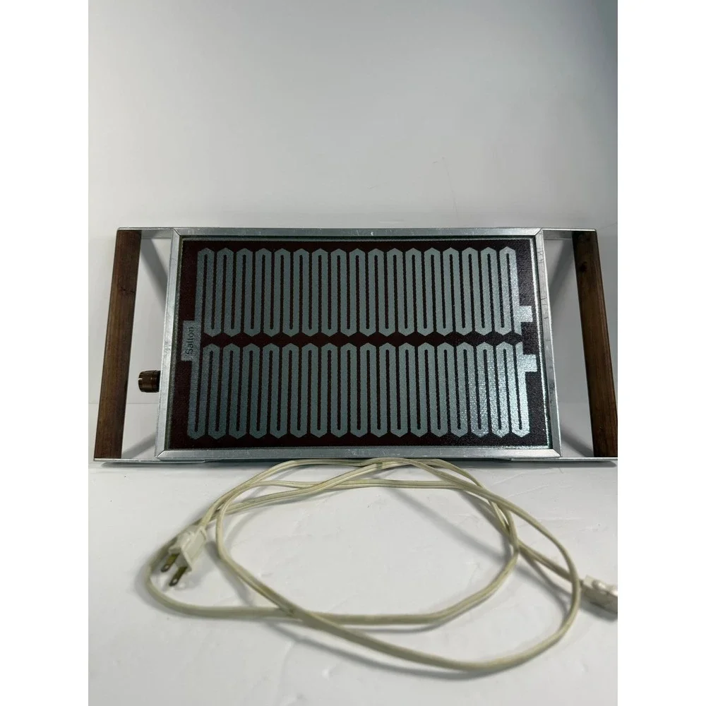 Salton Cosmopolitan Food Warmer‎ Vintage Hot Tray Adj Temp Model H-121 *WORKS*